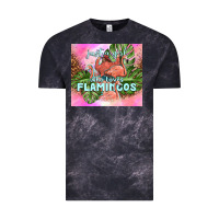 Cloud Black just a girl who loves flamingo Vintage Tee - TumblerDesignByShophia