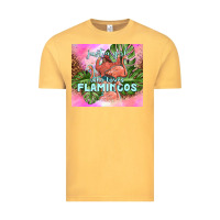 Vintage Mustard just a girl who loves flamingo Vintage Tee - TumblerDesignByShophia