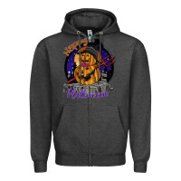 Charcoal Heather Happy Halloween Zipper Hoodie - SublimationCraftShop