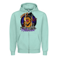 Seafoam Happy Halloween Zipper Hoodie - SublimationCraftShop