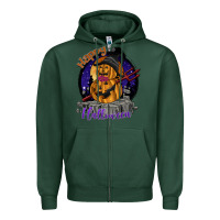 Sports Green Happy Halloween Zipper Hoodie - SublimationCraftShop