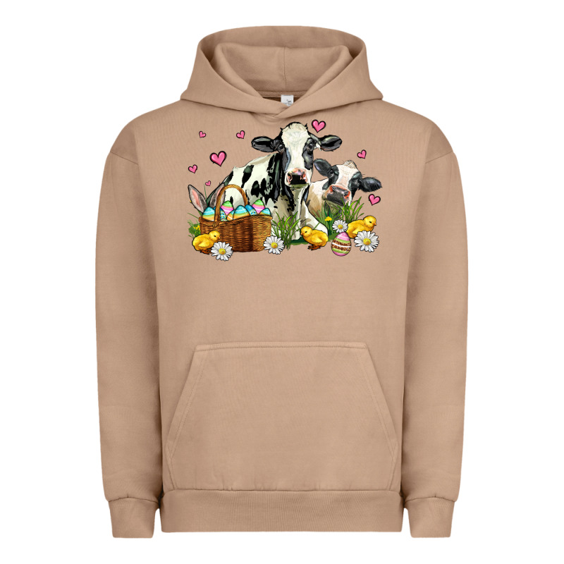 Easter Cows With Chicks Urban Hoodie by AdoDesignShop | Teevron