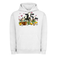 Pigment Lunar Rock easter cows with chicks Urban Hoodie - AdoDesignShop