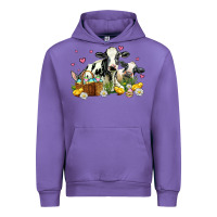 Tulip easter cows with chicks Urban Hoodie - AdoDesignShop