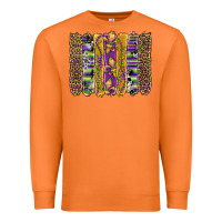 Carrot mardi gras fleur de lis cowhide serape leopard glitter brushstrokes Premium Sweatshirt - Artiststas