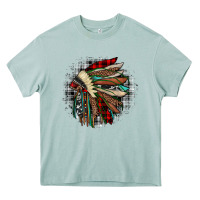 Arona indian headdress Heavy Core Tee - JahusDesignShop