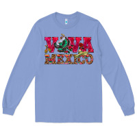 Colony Blue Viva Mexico Long Sleeve Tee - HowdyJamesFarm