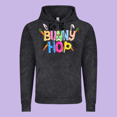Do The Bunny Hop Easter Vintage Hoodie Designed By Cowgirlartshop