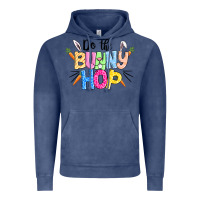 Vintage Denim do the bunny hop easter Vintage Hoodie - CowGirlArtShop