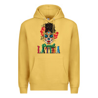 Antique Gold proud latina Premium Hoodie - BundleAndBundleShop