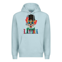 Blue Mist proud latina Premium Hoodie - BundleAndBundleShop