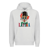 Dove Grey proud latina Premium Hoodie - BundleAndBundleShop