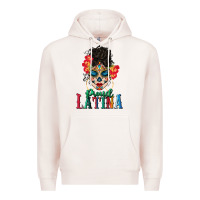 Pale Pink proud latina Premium Hoodie - BundleAndBundleShop