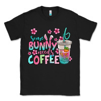 Black some bunny needs coffee easter Classic Tee - Jasminsmagicworld