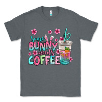 Charcoal Heather some bunny needs coffee easter Classic Tee - Jasminsmagicworld