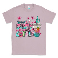 Lilac some bunny needs coffee easter Classic Tee - Jasminsmagicworld