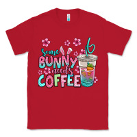Red some bunny needs coffee easter Classic Tee - Jasminsmagicworld