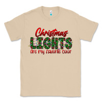 Mushroom festive christmas lights text art Classic Tee - CowhideDigitalArt