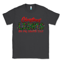 Smoke festive christmas lights text art Classic Tee - CowhideDigitalArt