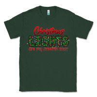 Sports Green festive christmas lights text art Classic Tee - CowhideDigitalArt