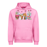 Fuchsia Pink easter coffee cups Urban Hoodie - AdoDesignShop