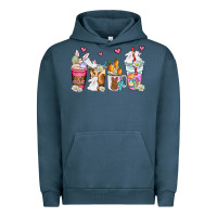 Pigment Midnight Navy easter coffee cups Urban Hoodie - AdoDesignShop