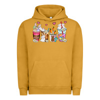 Pigment Peanut Butter easter coffee cups Urban Hoodie - AdoDesignShop