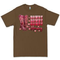 Cacao howdy howdy howdy honey with cowgirl boots Premium Tee - RanaPortraitStore