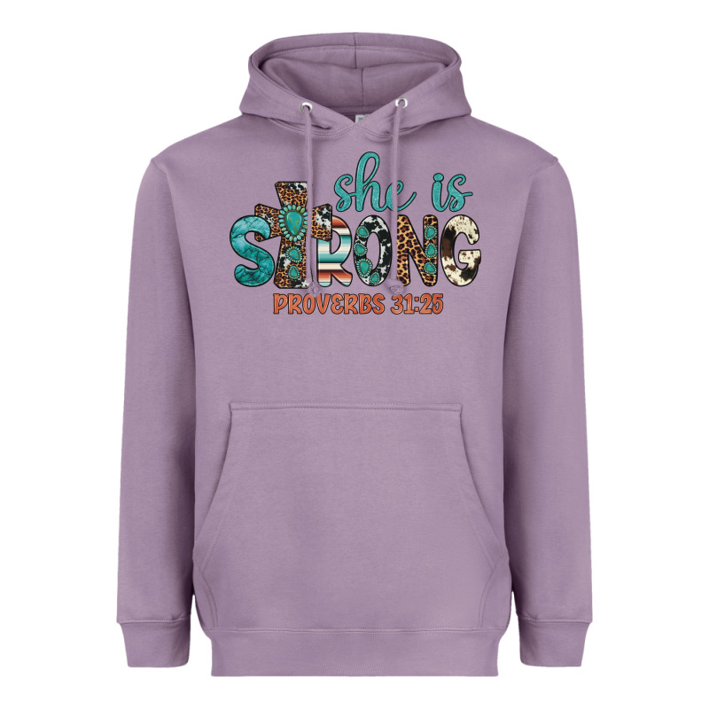 She Is Strong Heavyweight Hoodie by Artiststas | Teevron