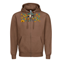 Chestnut Coffee Then Cows Zipper Hoodie - LillyAllenDesigns
