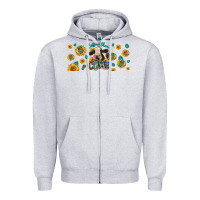 Heather Grey Coffee Then Cows Zipper Hoodie - LillyAllenDesigns