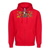 Red Coffee Then Cows Zipper Hoodie - LillyAllenDesigns