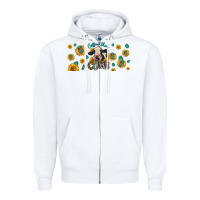 White Coffee Then Cows Zipper Hoodie - LillyAllenDesigns
