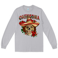 Moon Dust Chingona with roses Mexico Long Sleeve Tee - HowdyJamesFarm
