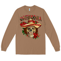 Toasted Coconut Chingona with roses Mexico Long Sleeve Tee - HowdyJamesFarm