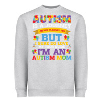 Heather Grey lil autism mom Heavyweight Sweatshirt - CowhideDigitalArt