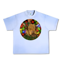 Grape Ice Brown Cow Christmas Urban Heavy Tee - RanaPortraitStore