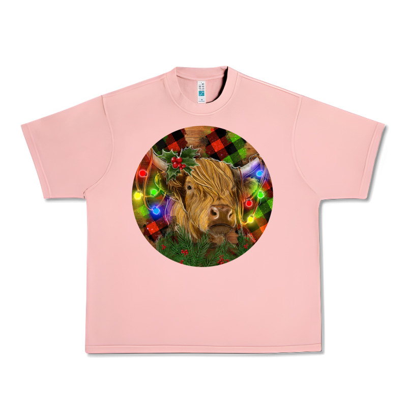 Brown Cow Christmas Urban Heavy Tee by RanaPortraitStore | Teevron