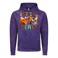 Cloud Purple lets eat Vintage Hoodie - CowGirlArtShop
