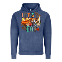 Vintage Denim lets eat Vintage Hoodie - CowGirlArtShop