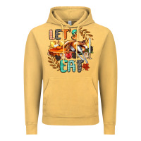 Vintage Mustard lets eat Vintage Hoodie - CowGirlArtShop
