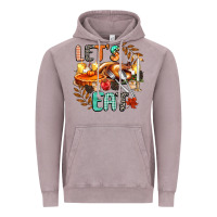 Lets Eat Vintage Hoodie | Teevron
