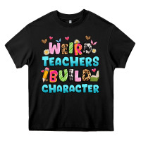 Black weird teachers build character Heavy Core Tee - Artiststas