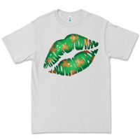 Dove Grey St. Patricks Day Green Lips Premium Tee - Bettercallsaul