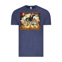 Vintage Denim cow and chick easter Vintage Tee - TumblerDesignByShophia