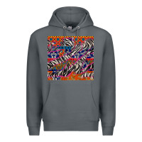 Rock african ankara zebra seamless pattern Premium Hoodie - BundleAndBundleShop