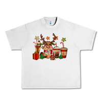 Lunar Rock reindeer coffe cups christmas Urban Heavy Tee - CowGirlArtShop