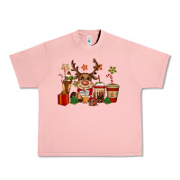 Salmon reindeer coffe cups christmas Urban Heavy Tee - CowGirlArtShop