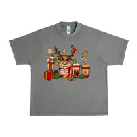 Tornado reindeer coffe cups christmas Urban Heavy Tee - CowGirlArtShop