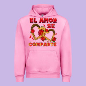 El Amor Se Comparte With Churros Urban Hoodie Designed By Adodesignshop